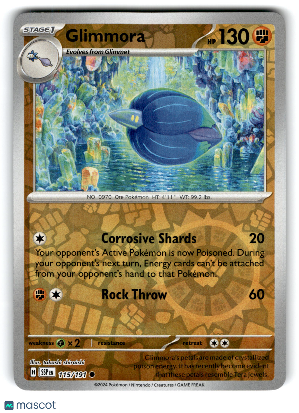 2024 Pokemon Glimmora #115/191