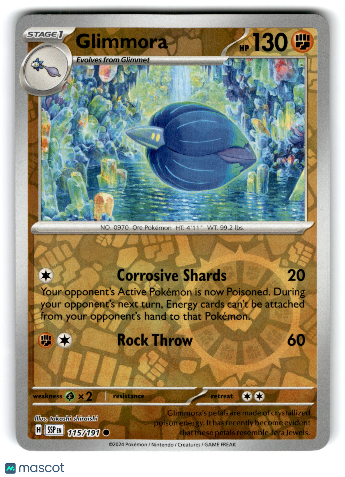 2024 Pokemon Glimmora #115/191