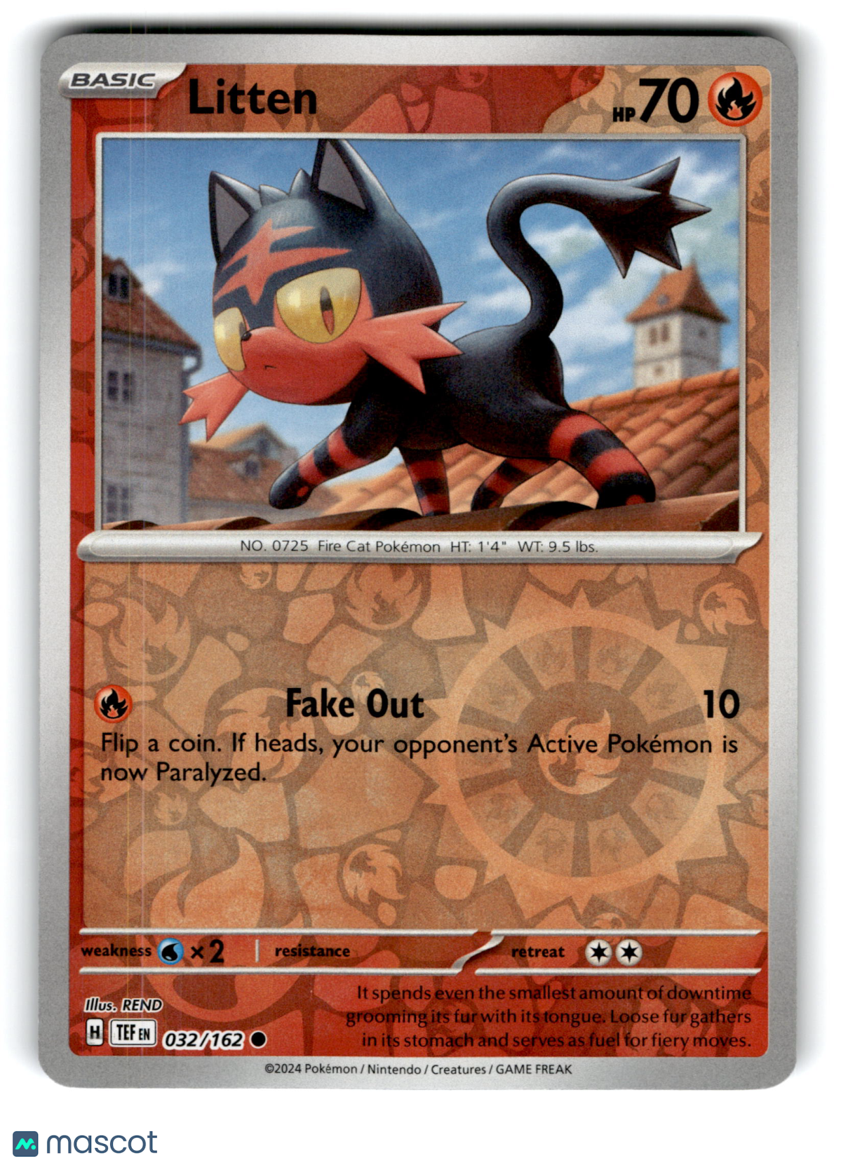 2024 Pokemon Litten #32/162