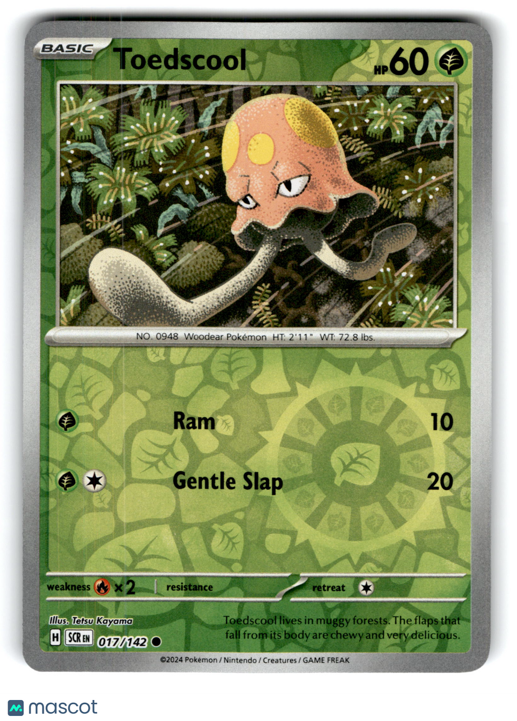 2024 Pokemon Toedscool #17/142