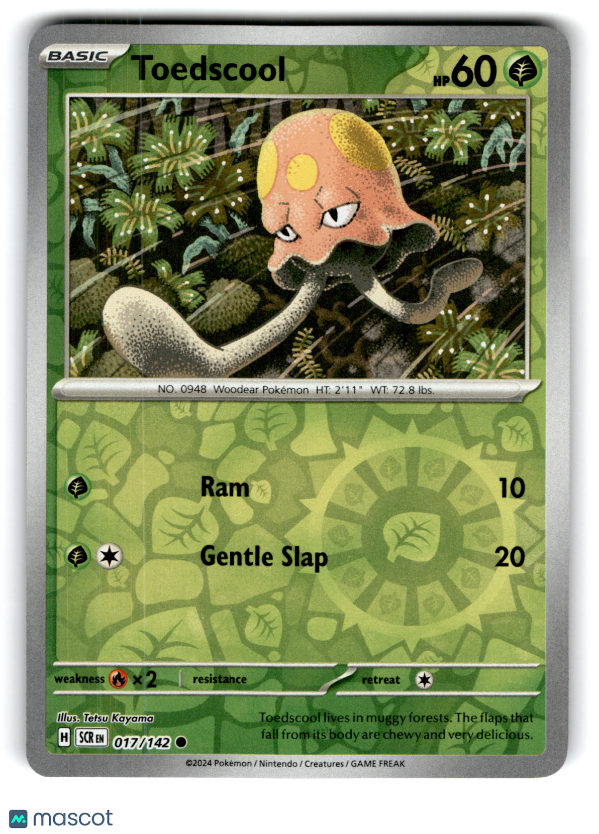 2024 Pokemon Toedscool #17/142