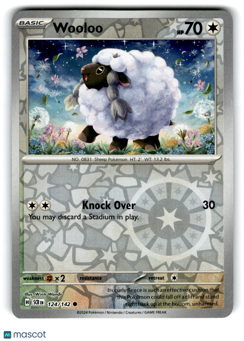 2024 Pokemon Wooloo #124/142