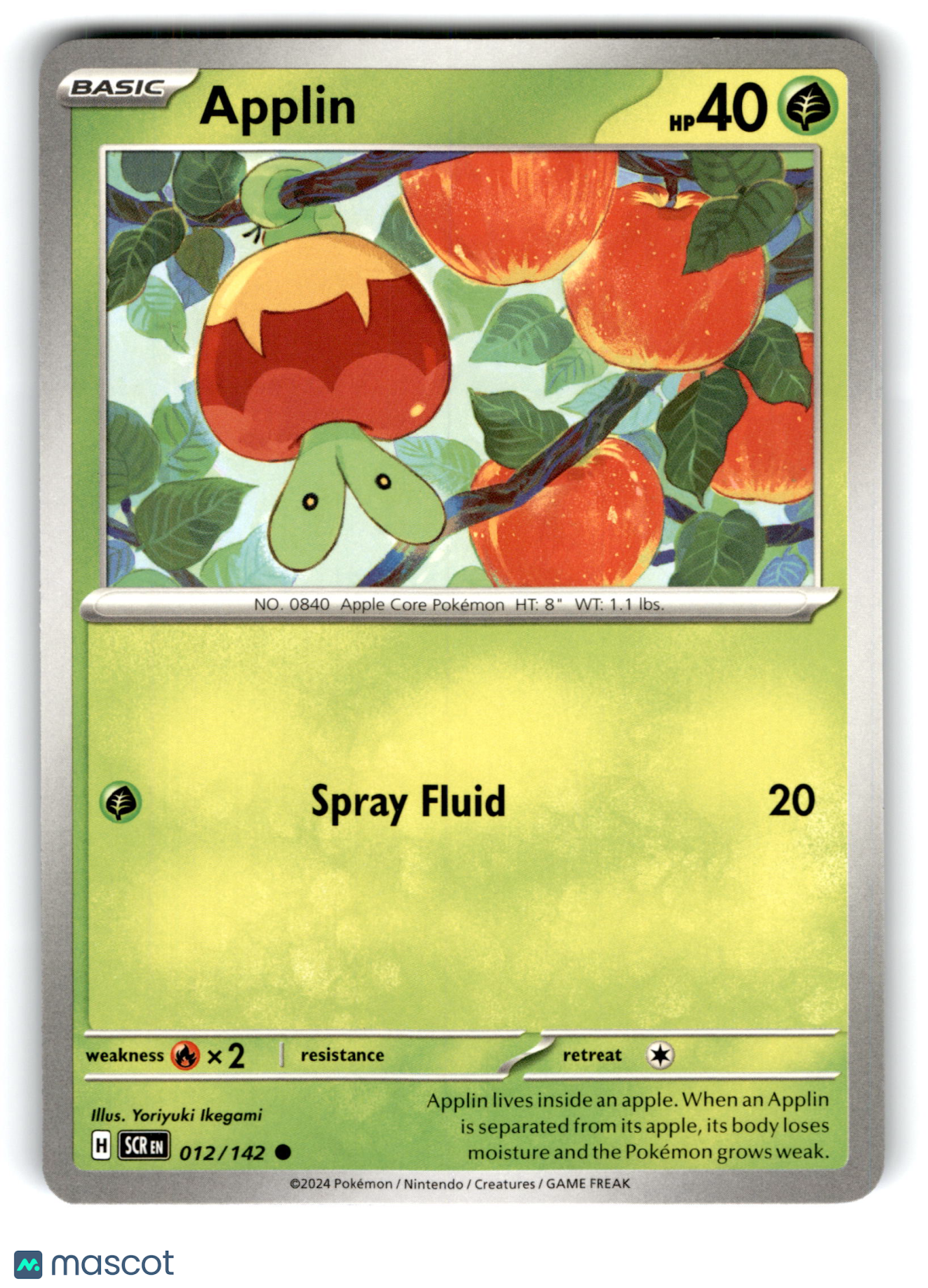 2024 Pokemon Applin #12/142