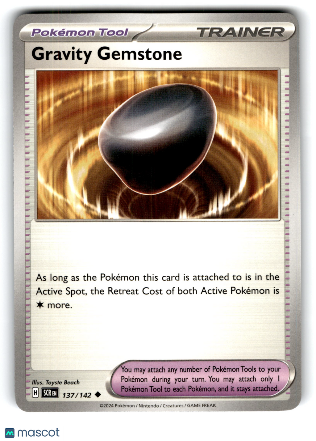 2024 Pokemon Gravity Gemstone #137/142