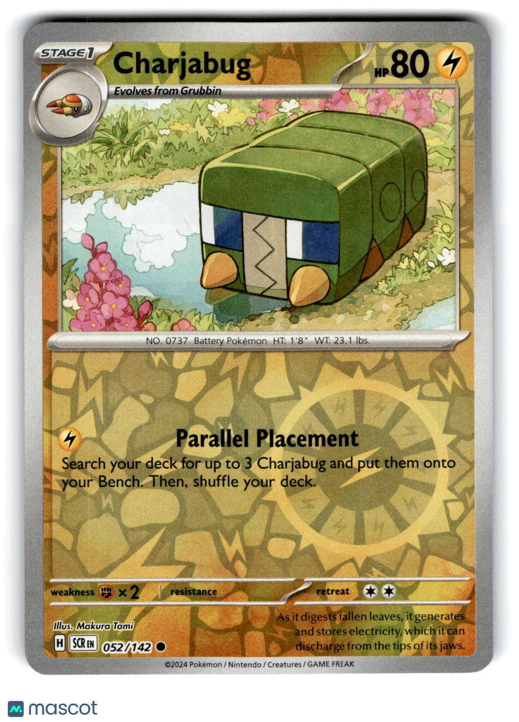 2024 Pokemon Charjabug #52/142