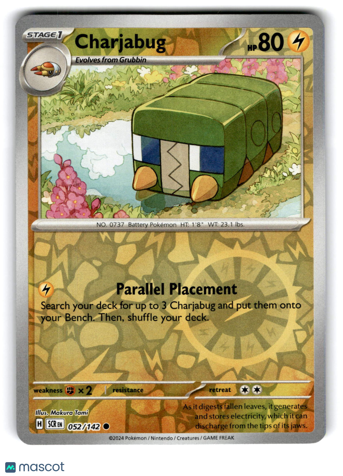 2024 Pokemon Charjabug #52/142