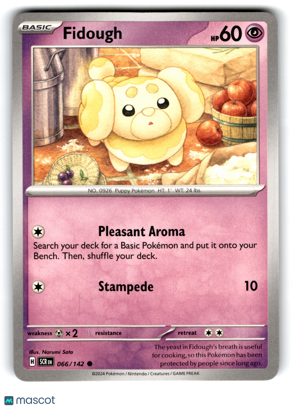 2024 Pokemon Fidough #66/142