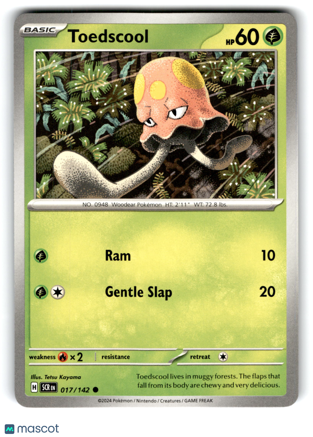 2024 Pokemon Toedscool #17/142