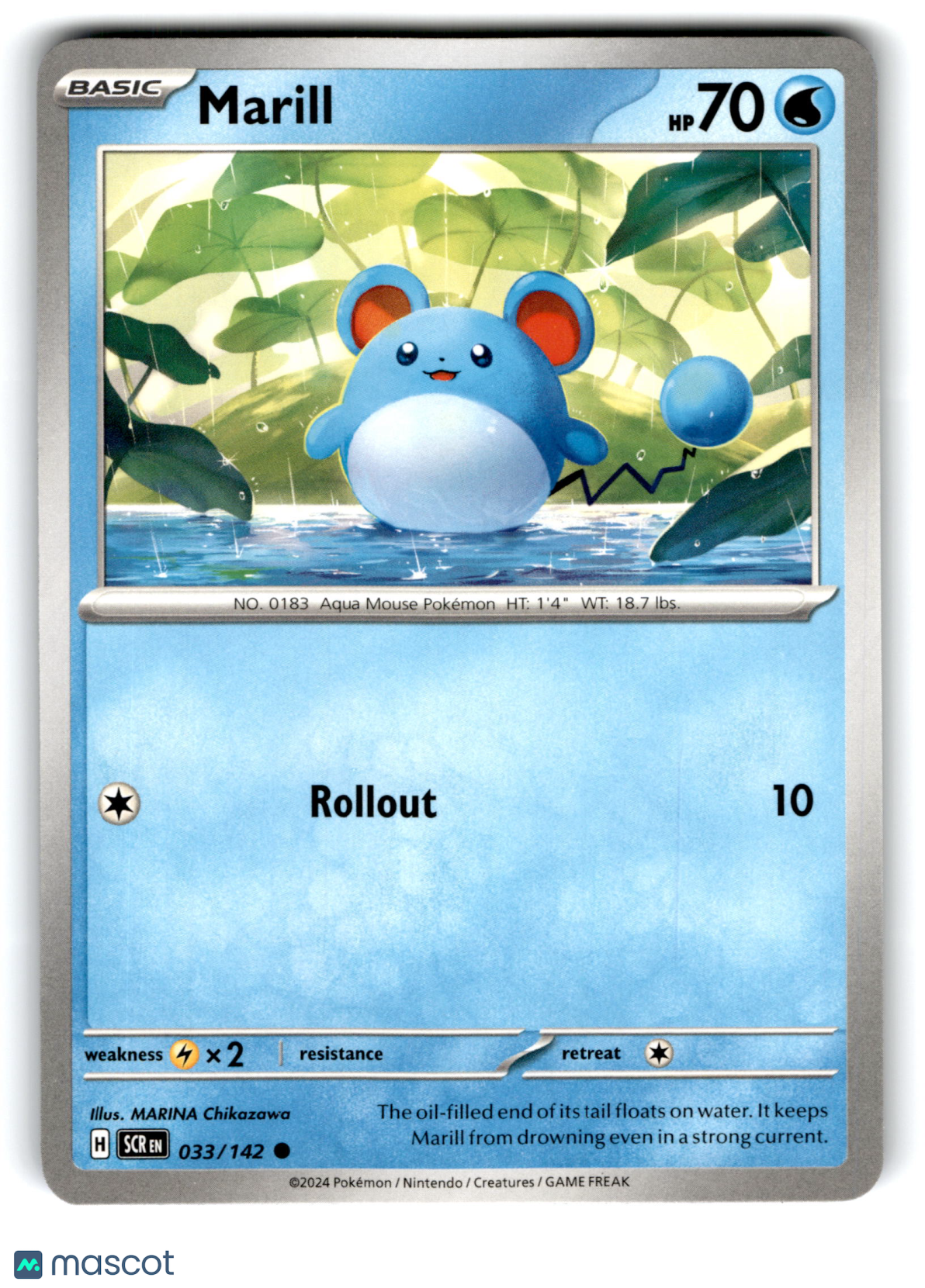 2024 Pokemon Marill #33/142