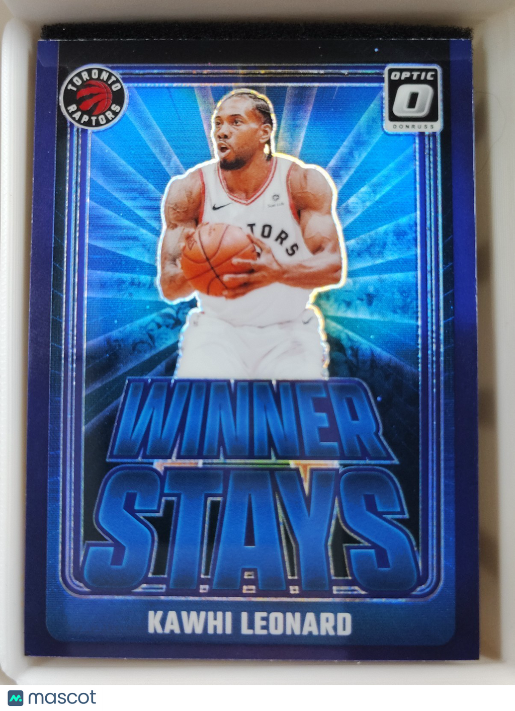 2024-25 Panini Donruss Optic Winner Stays Kawhi Leonard #8 Purple Prizm