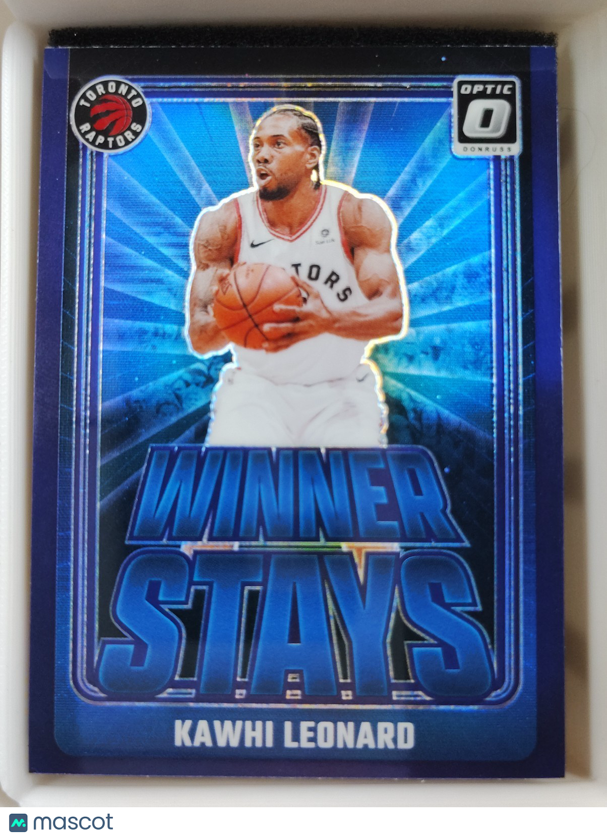 2024-25 Panini Donruss Optic Winner Stays Kawhi Leonard #8 Purple Prizm