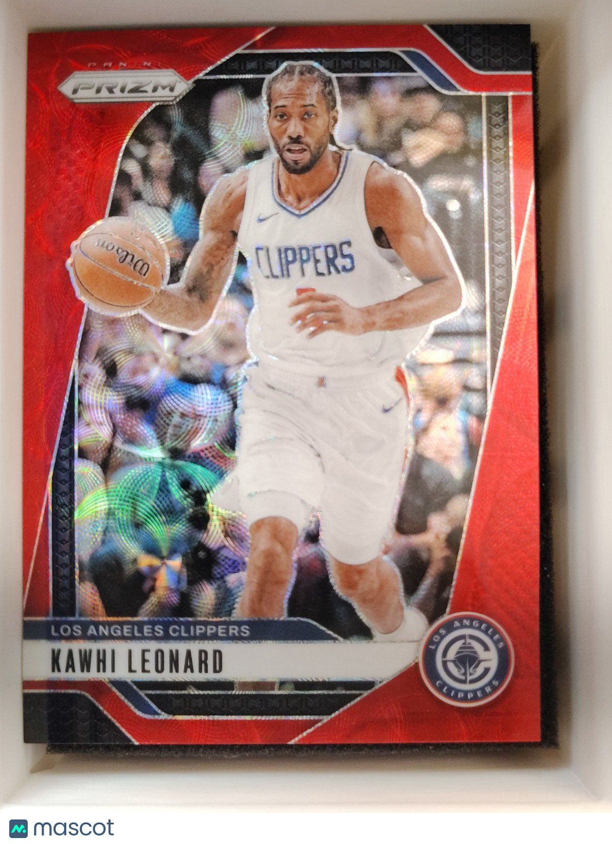 2024-25 Panini Prizm - Kawhi Leonard #189 Choice Red Prizm /88