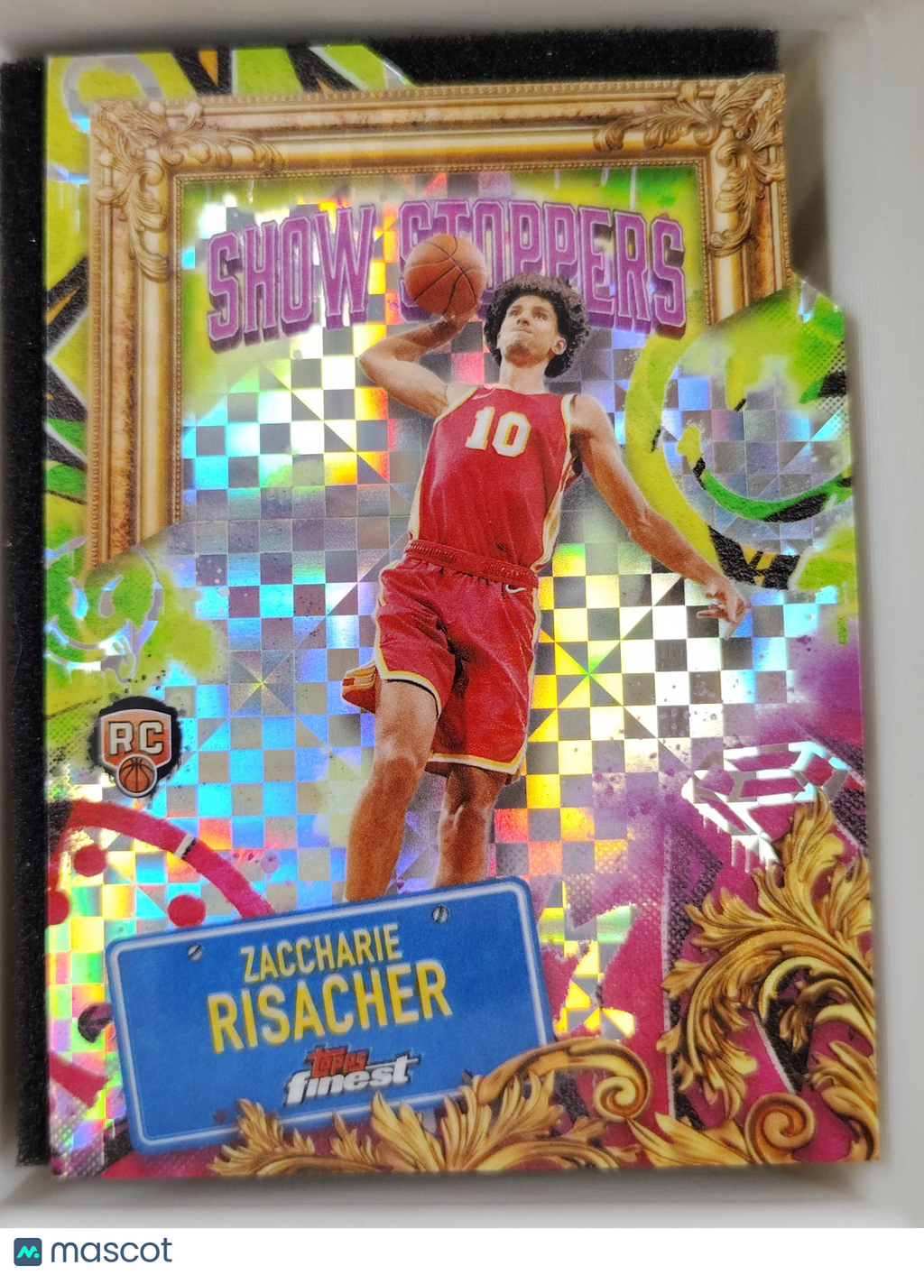 2024-25 Topps Finest Showstoppers #S-23 Zaccharie Risacher X-Fractor