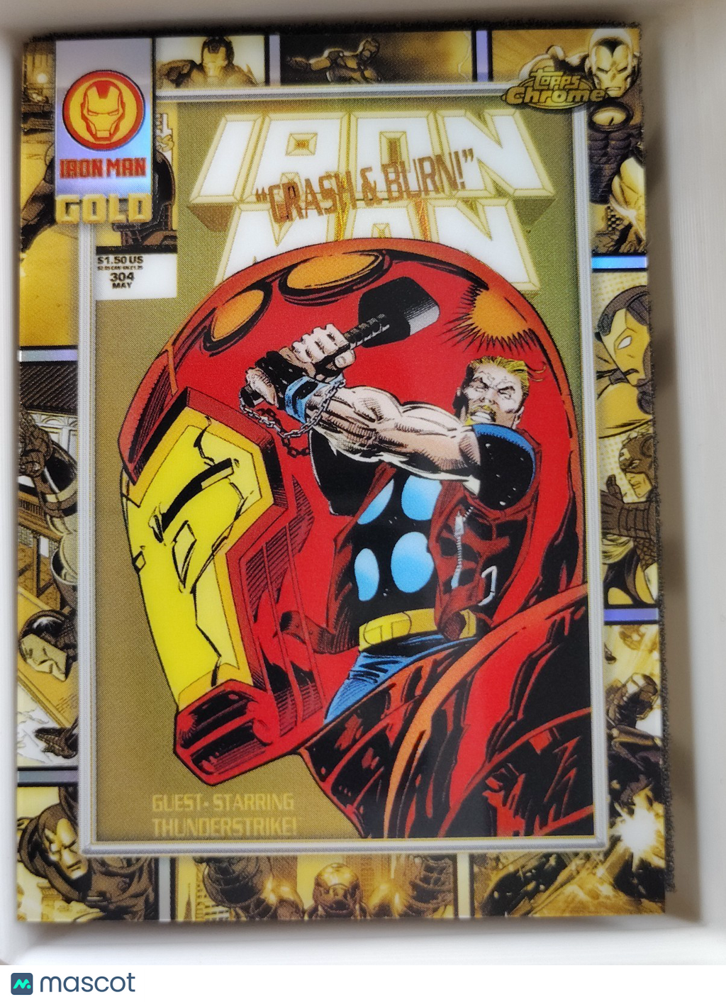 2024-25 Topps Chrome Marvel Iron Man Gold #IM-6 Iron Man #304