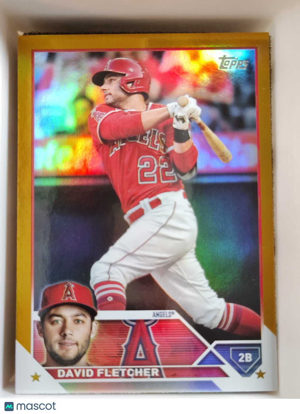 2023 Topps Series 2 - David Fletcher #636 Gold