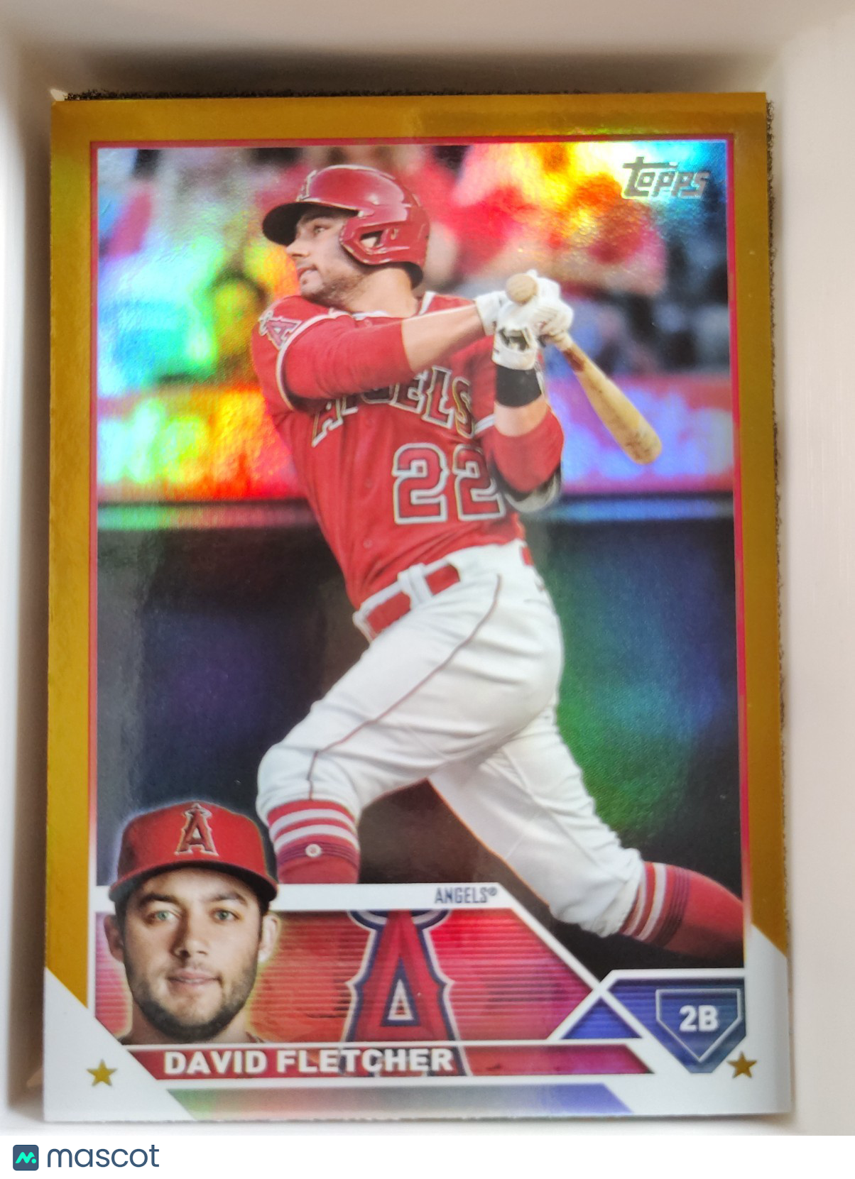 2023 Topps Series 2 - David Fletcher #636 Gold