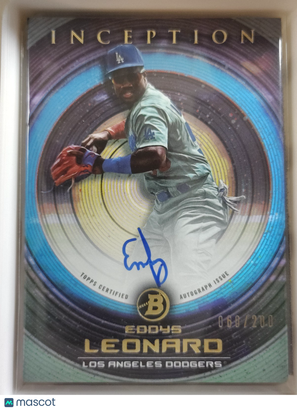 2022 Bowman Inception Auto  #PA-EL Eddys Leonard