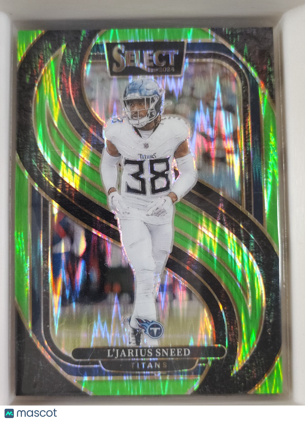 2024 Panini Select - Premier Level L'Jarius Sneed #179 Neon Green Shock 405/499