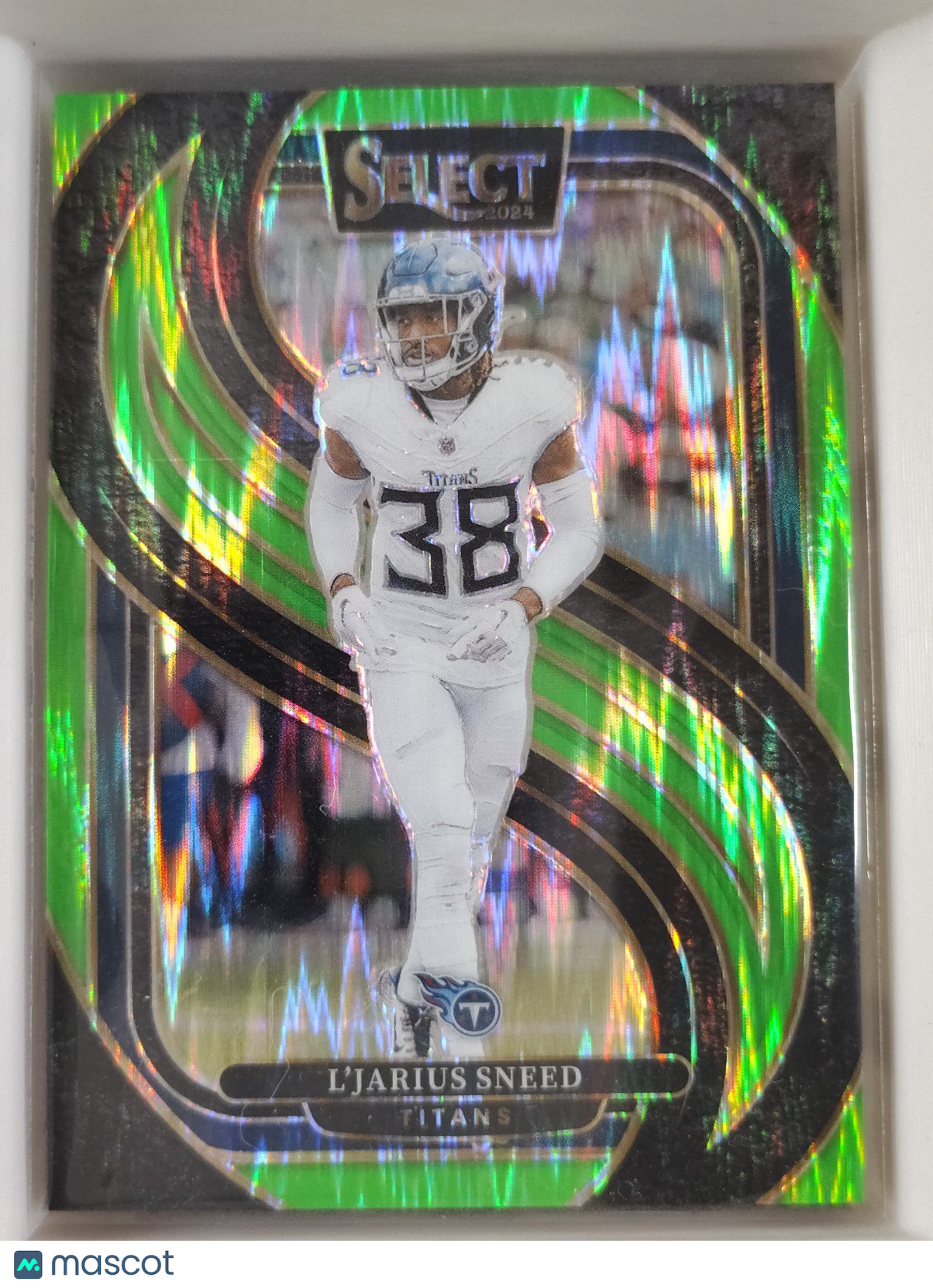 2024 Panini Select - Premier Level L'Jarius Sneed #179 Neon Green Shock 405/499