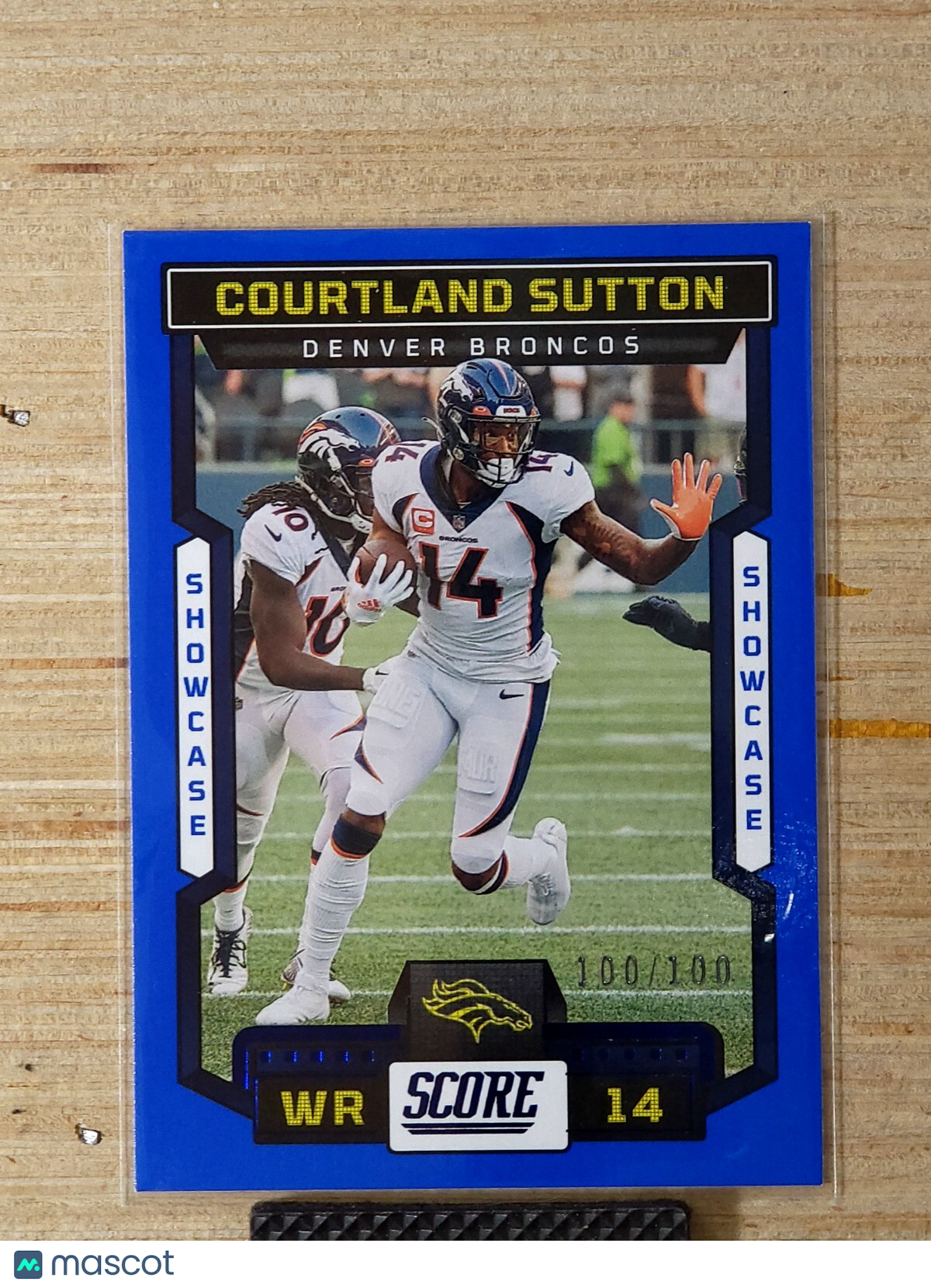 2023 Score - Courtland Sutton #72 Showcase 100/100