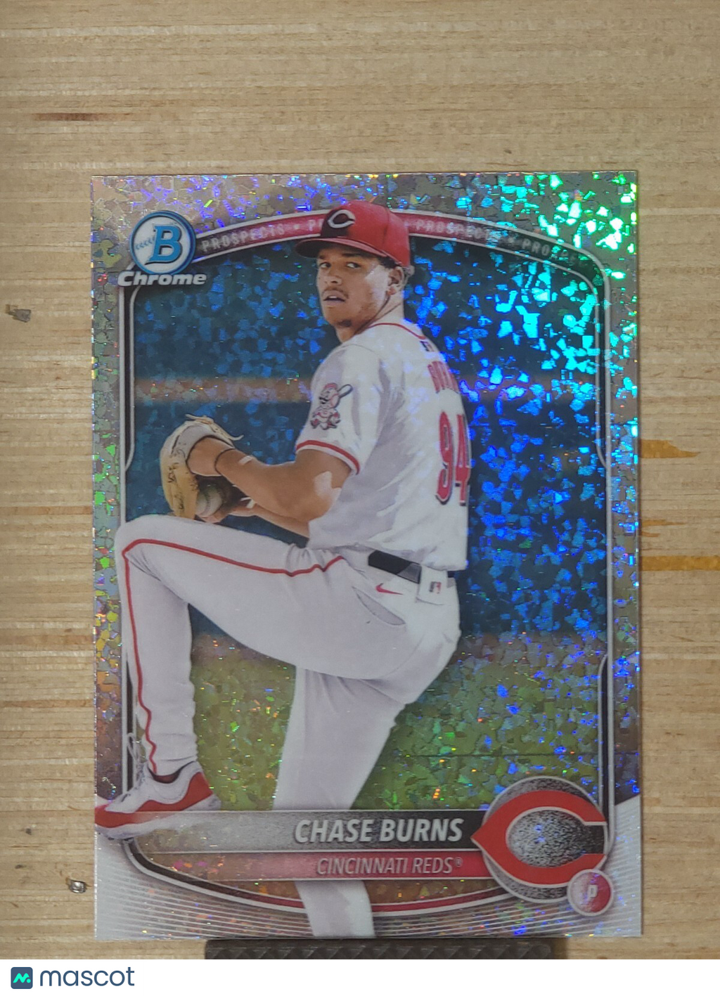 2025 Bowman #BCP-122 Chase Burns Mini Diamond
