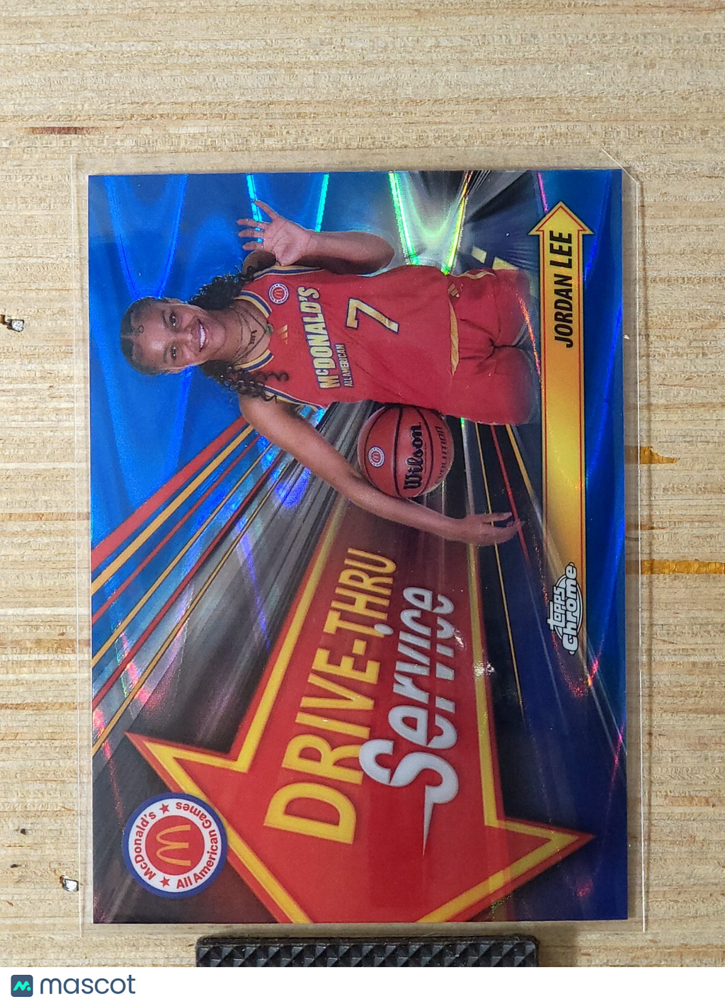 2024 Topps Chrome McDonalds All-American Drive Thru Service Jordan Lee Raywave