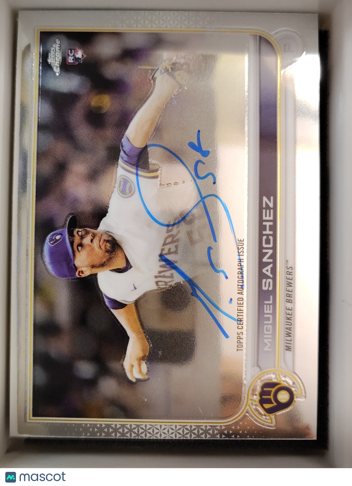 2022 Topps Chrome - Rookie Autographs Miguel Sanchez #RA-MS