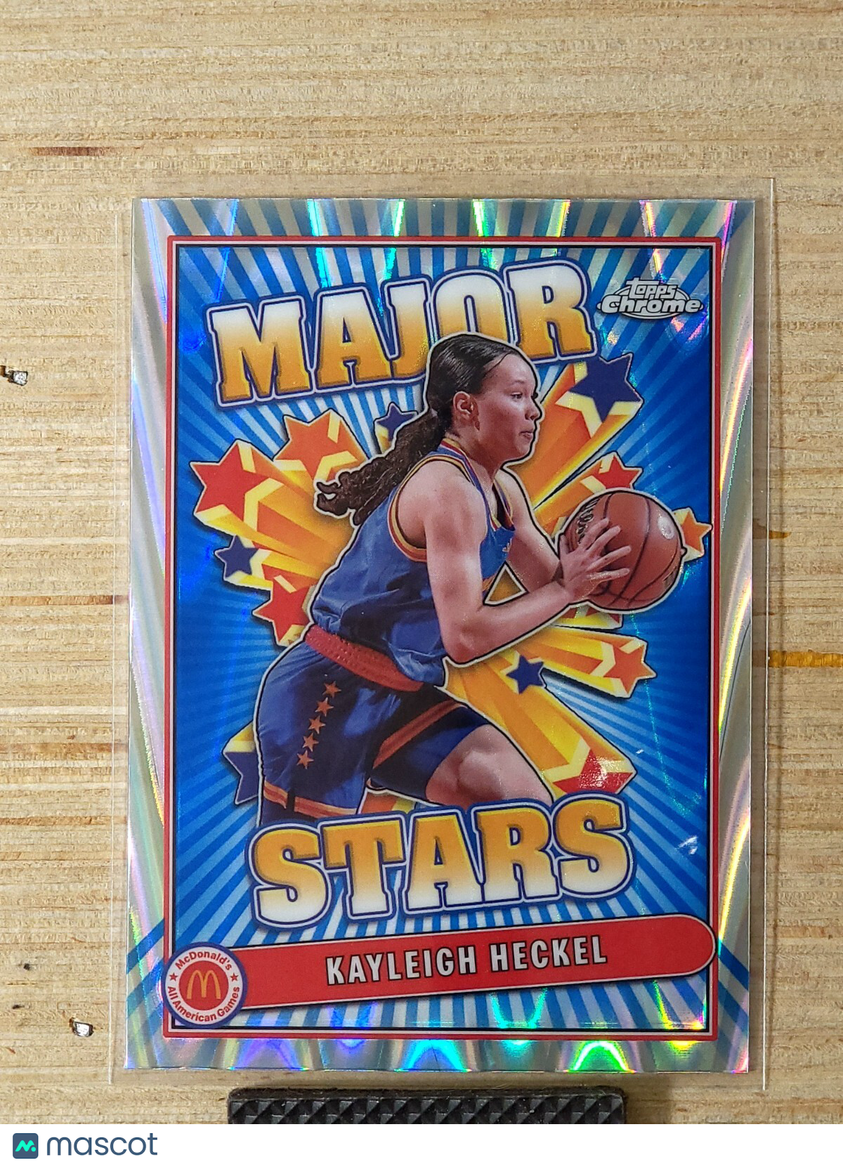 2024 Topps Chrome McDonalds All-American Major Stars Kayleigh Heckel Raywave