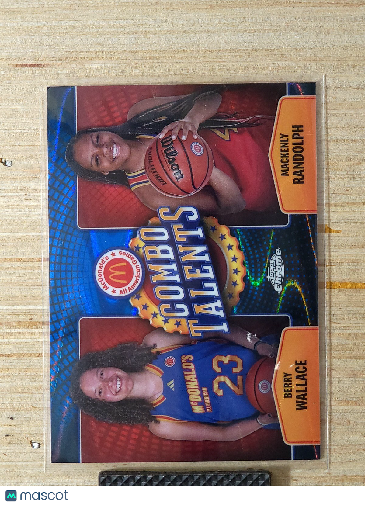 2024 Topps Chrome McDonalds All-American Combo Talents COT-BER