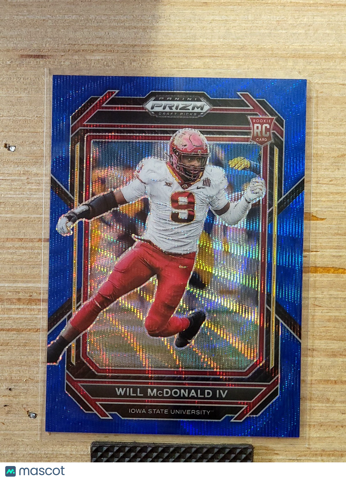 2023 Panini Prizm Draft Picks - Will McDonald IV #188 Blue Wave Prizm 082/249