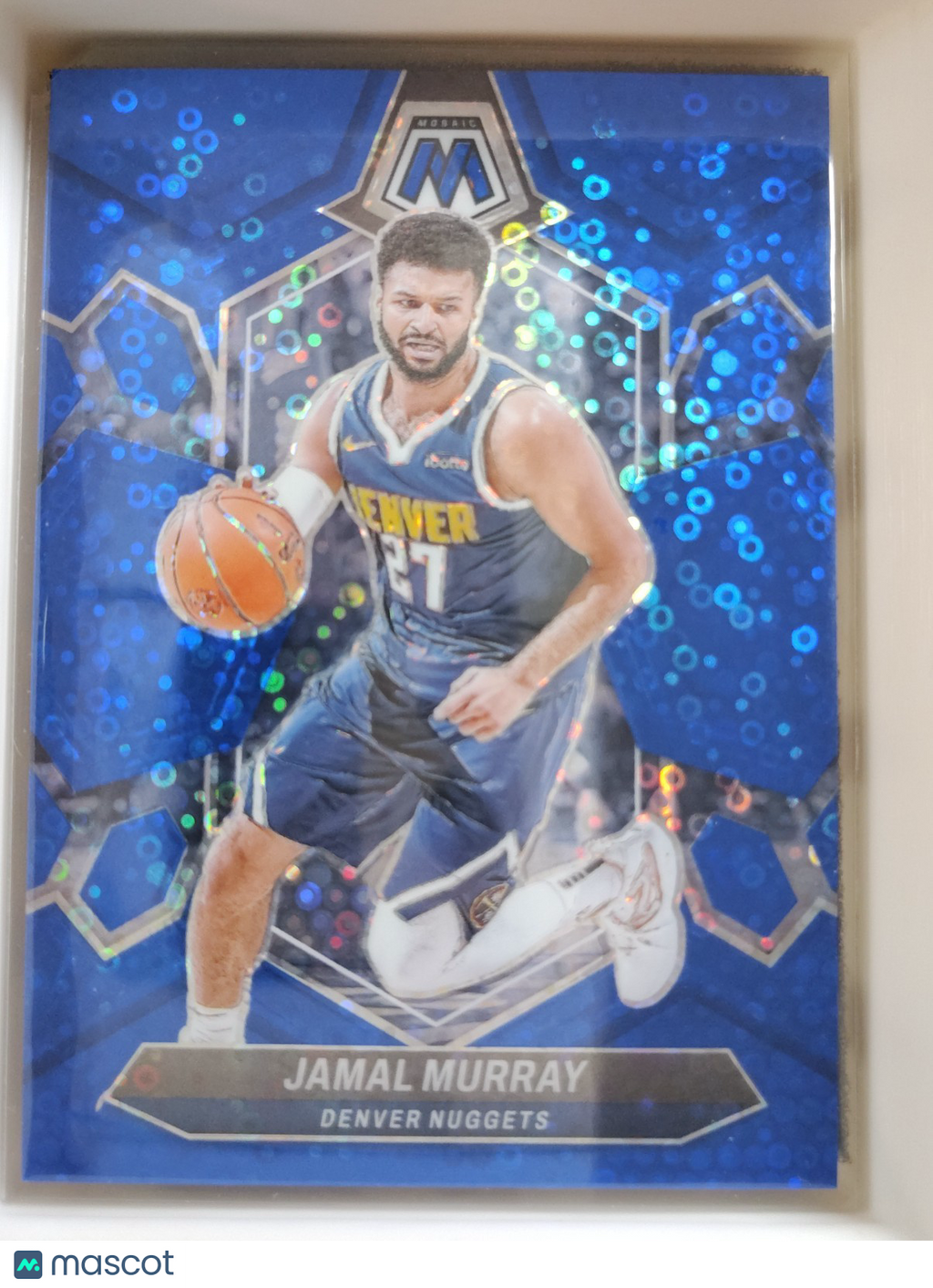 2023-24 Panini Mosaic - Jamal Murray #43 Blue Fast Break Prizm /85