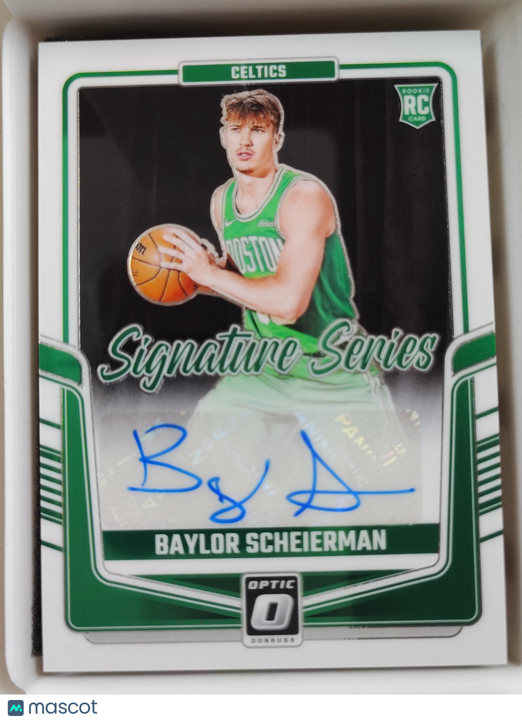 2024-25 Panini Donruss Optic Rated Rookie Signatures Baylor Scheierman #SS-BAY