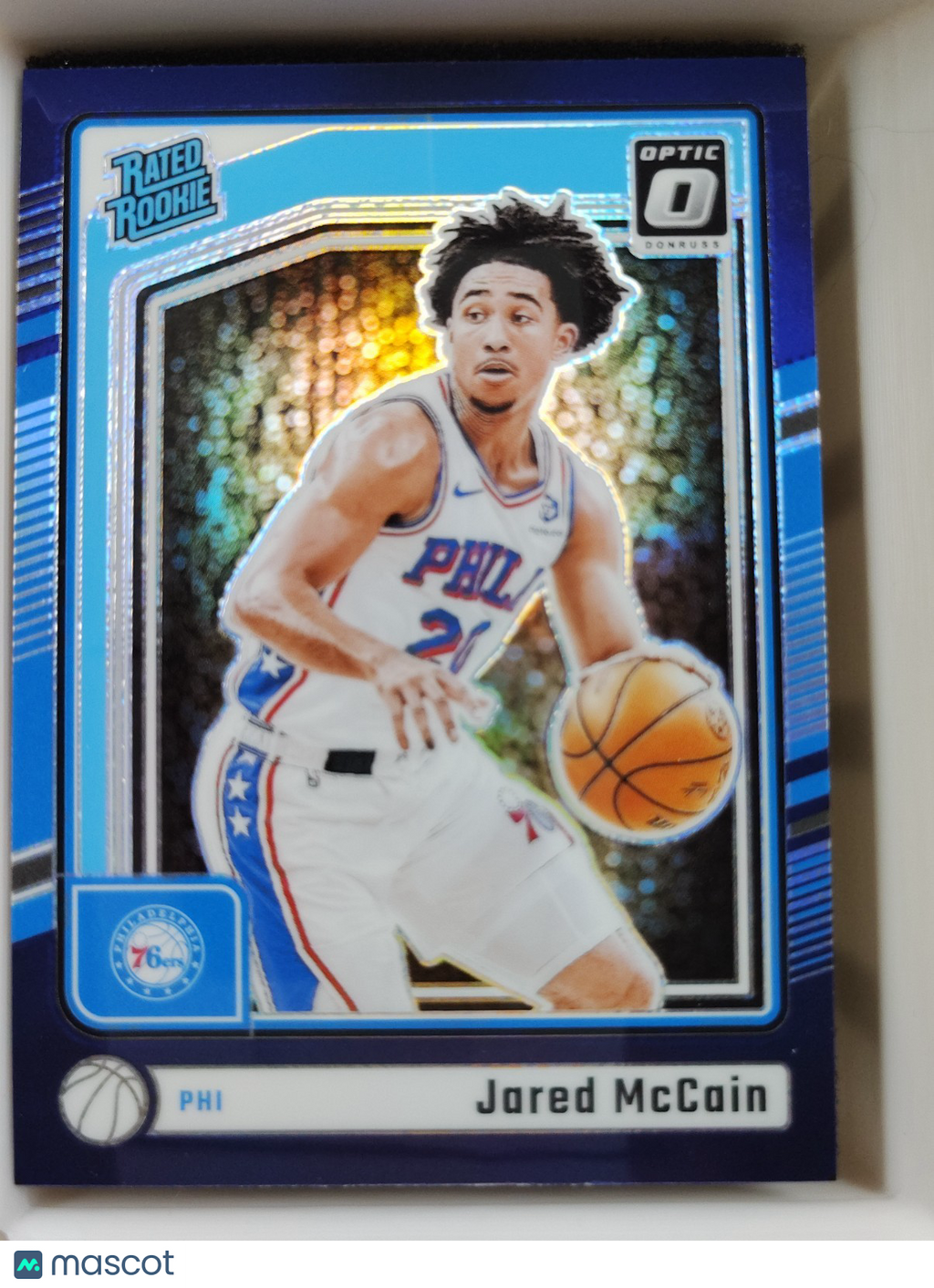 2024-25 Panini Donruss Optic Rated Rookies Jared McCain #270 Purple