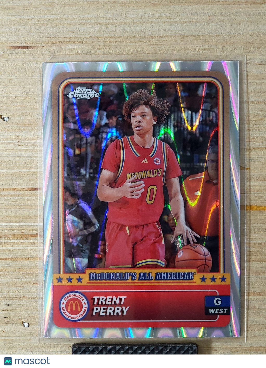 2024 Topps Chrome McDonalds All-American #40 Trent Perry Raywave