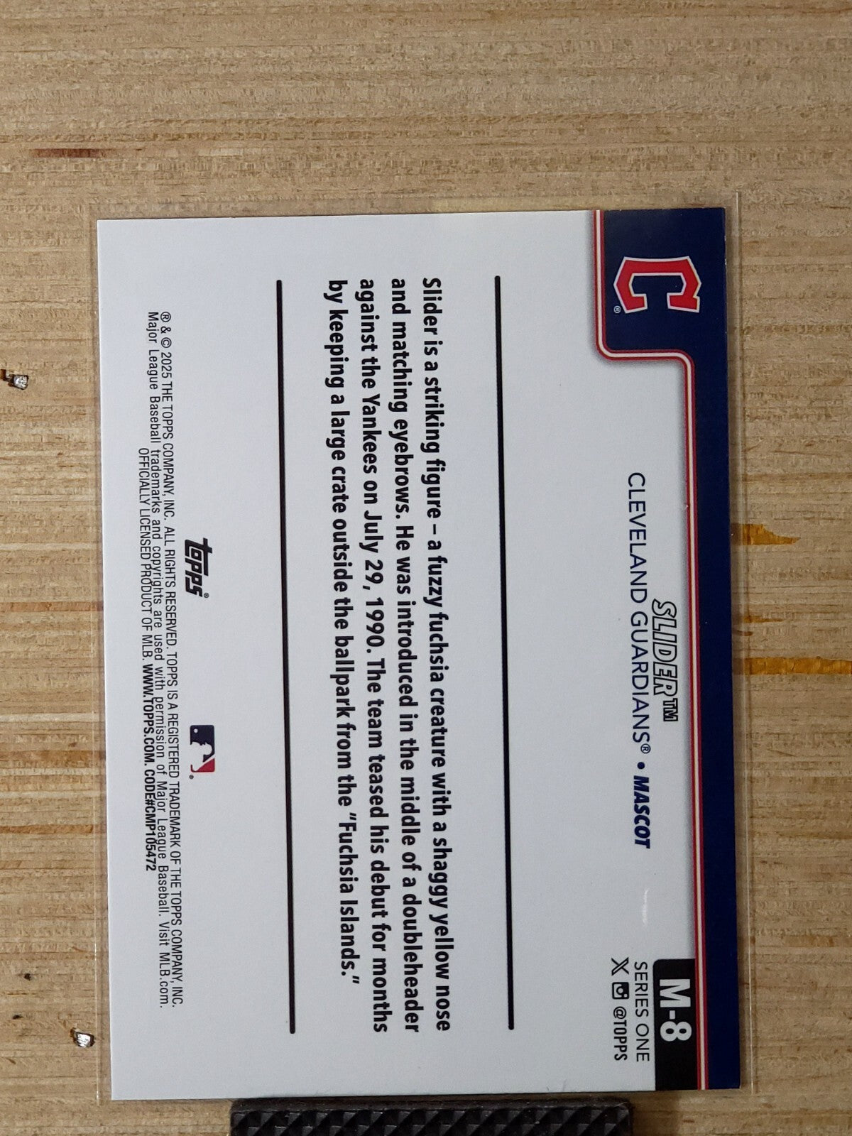 2025 Topps Celebration Mascot #M-8 Slider
