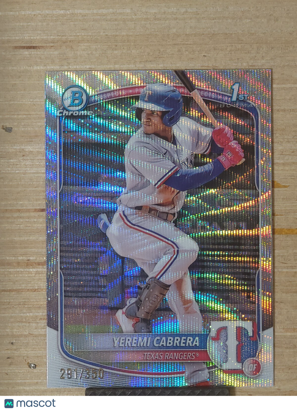 2025 Bowman - Chrome Prospects #BCP-146 Yeremi Cabrera Wave /350