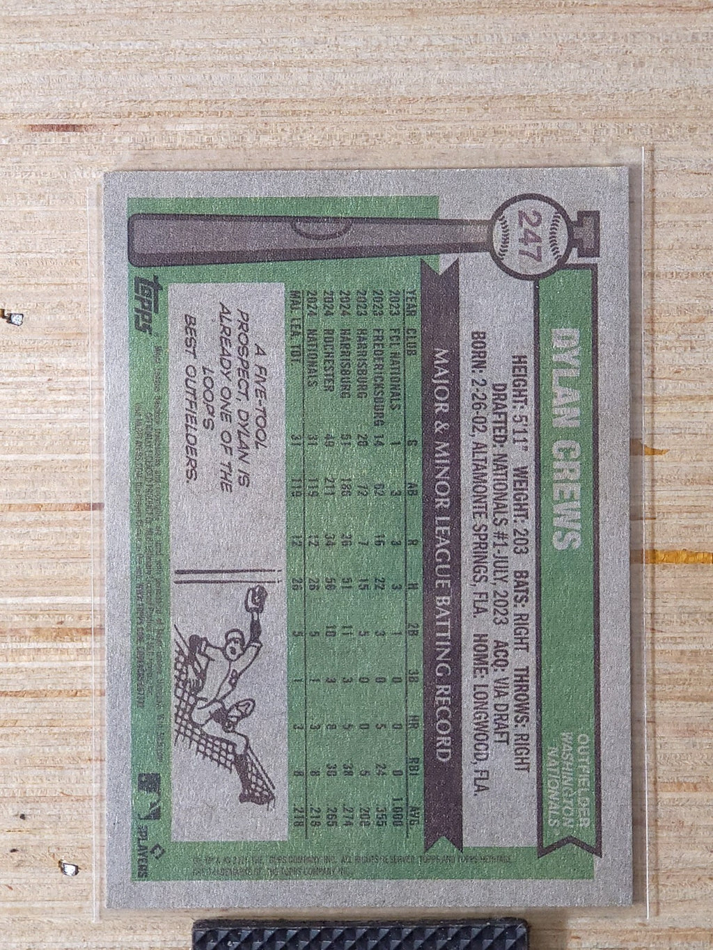 2025 Topps Heritage #247 Dylan Crews