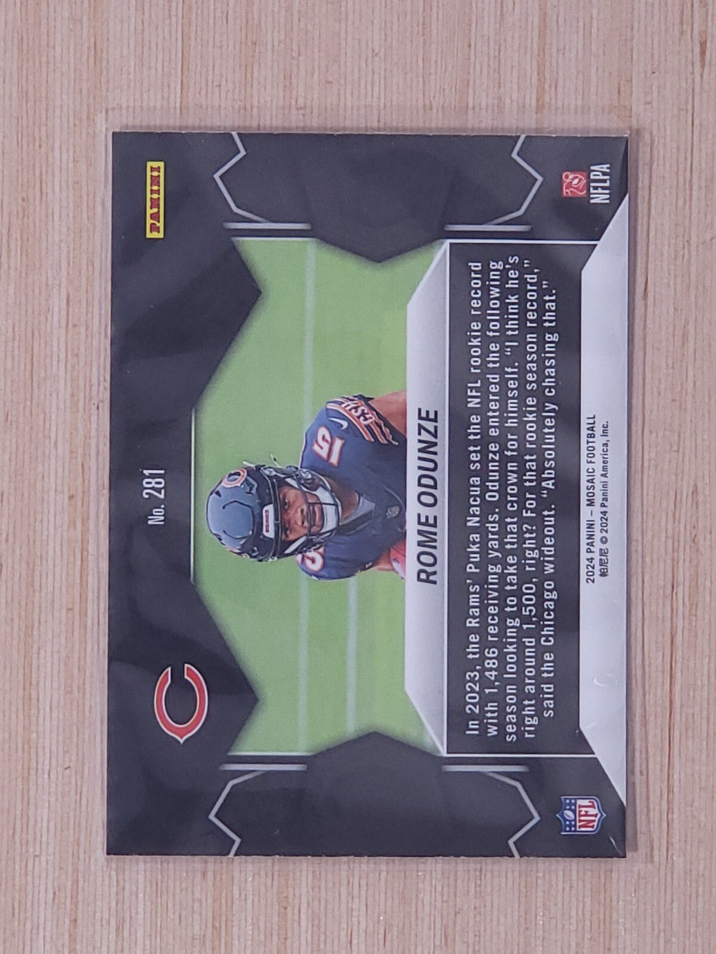 2024 Panini Mosaic - NFL Debut Rome Odunze #281