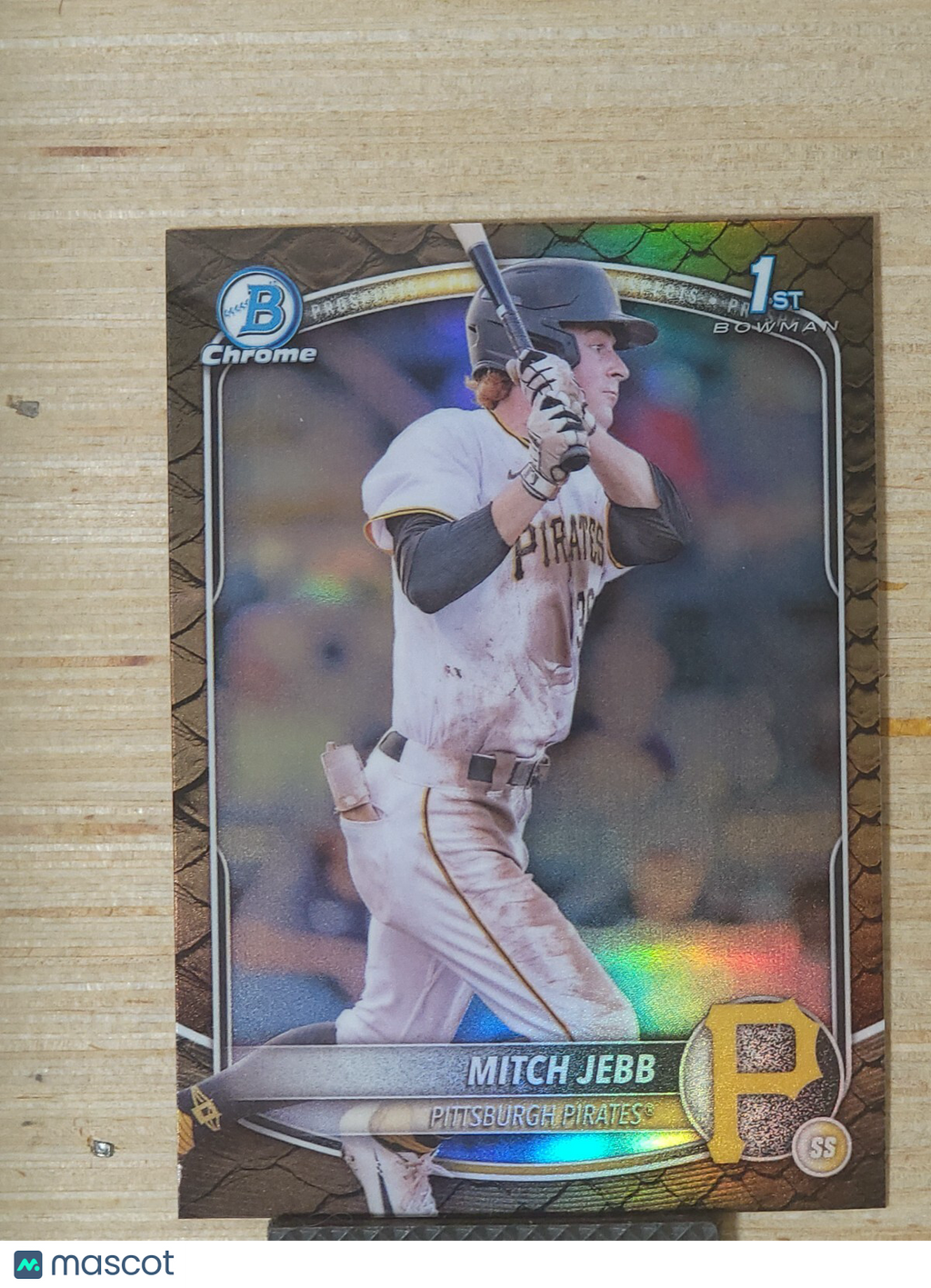 2025 Bowman - Chrome Prospects #BCP-41  Mitch Jebb Reptilian