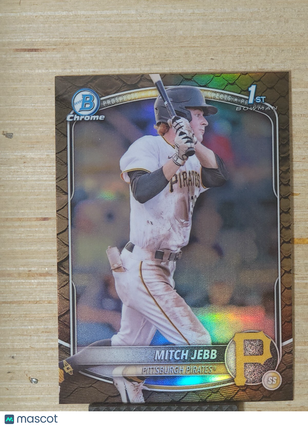 2025 Bowman - Chrome Prospects #BCP-41  Mitch Jebb Reptilian