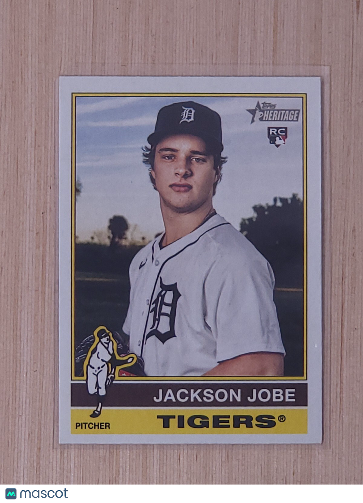 2025 Topps Heritage - Jackson Jobe #389 (RC)
