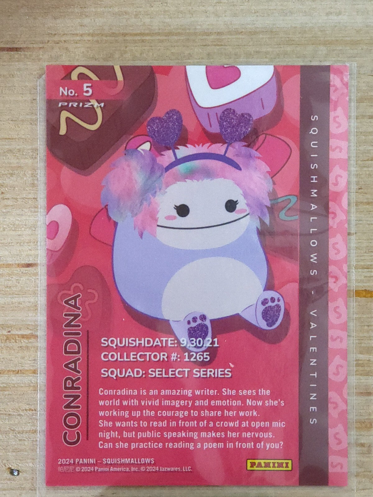 2024 Panini Squishmallows #5 Conradina Prizm