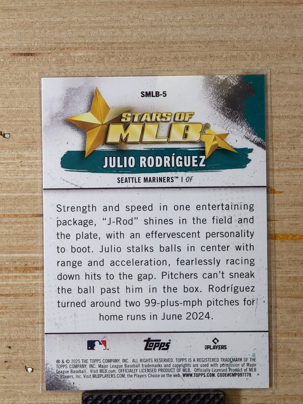 2025 Topps Series 1 - Stars of Mlb Julio Rodriguez #SMLB-5