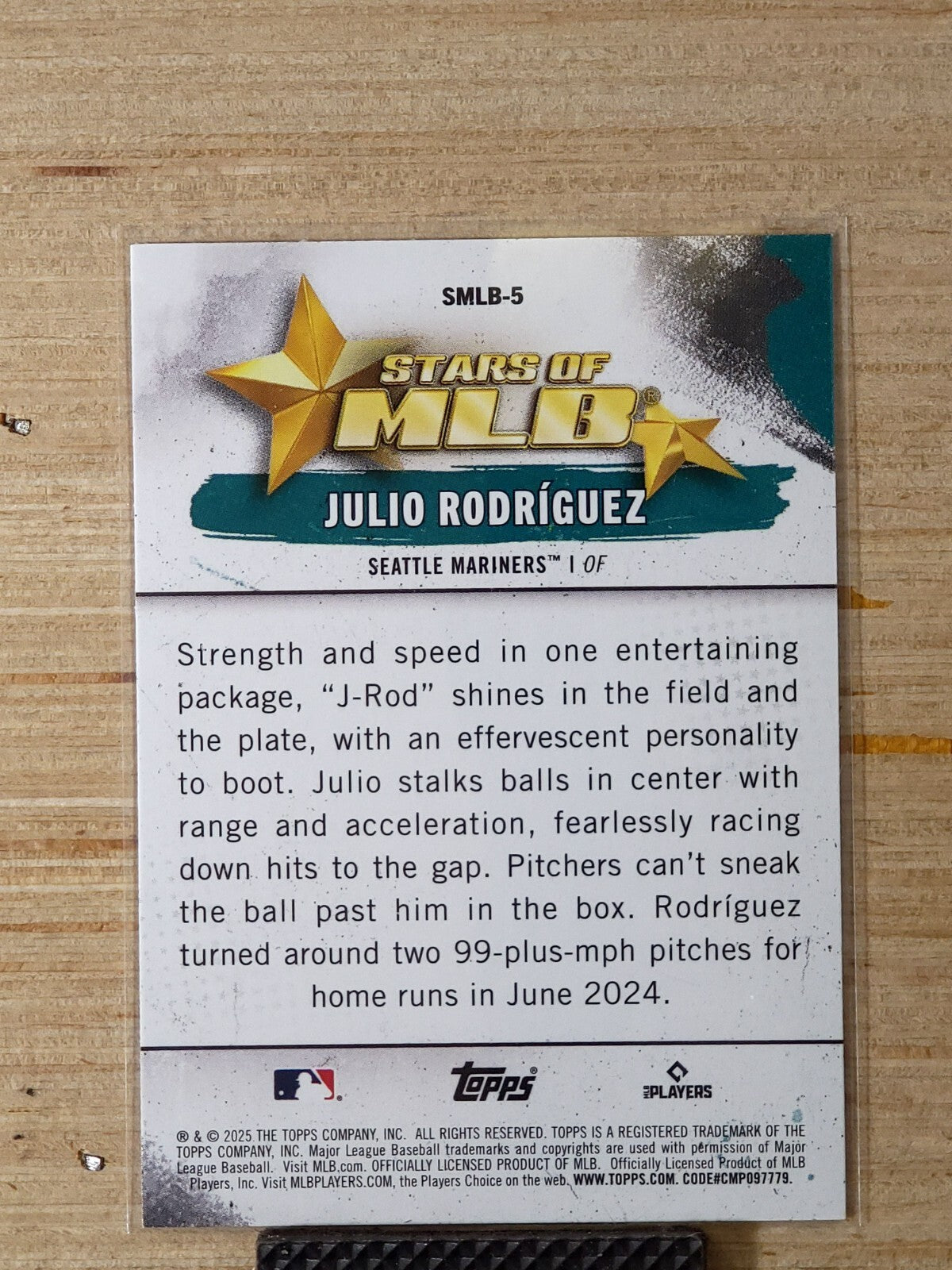 2025 Topps Series 1 - Stars of Mlb Julio Rodriguez #SMLB-5