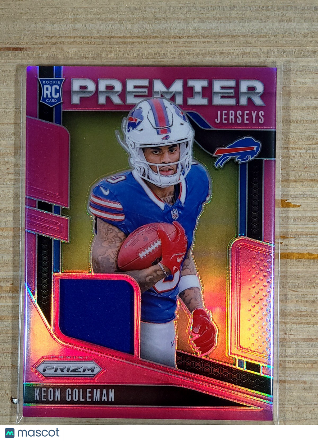 2024 Panini Prizm Premier Jerseys # PJ-KCN Keon Coleman Pink