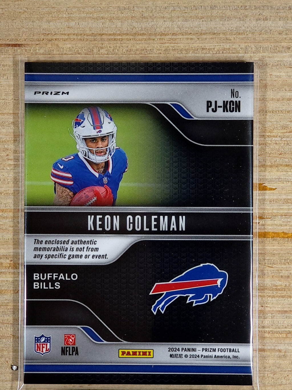 2024 Panini Prizm Premier Jerseys # PJ-KCN Keon Coleman Pink