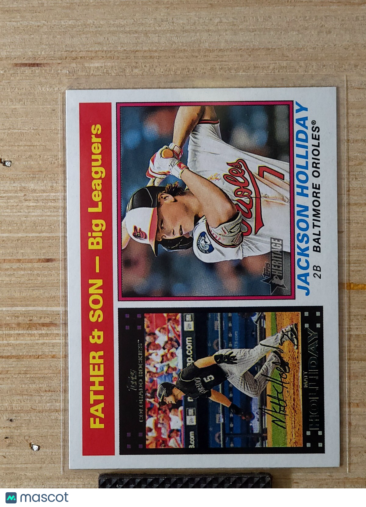 2025 Topps Heritage Father & Son #66 Jackson Holiday