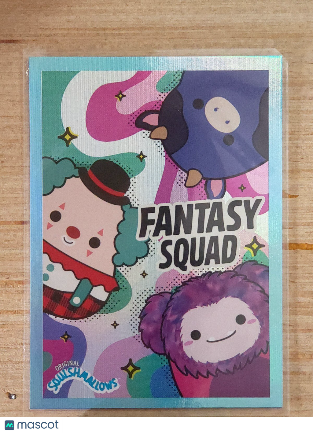 2024 Panini Squishmallows Fantasy Squad #1 Ingred Ukee Woxie Holo