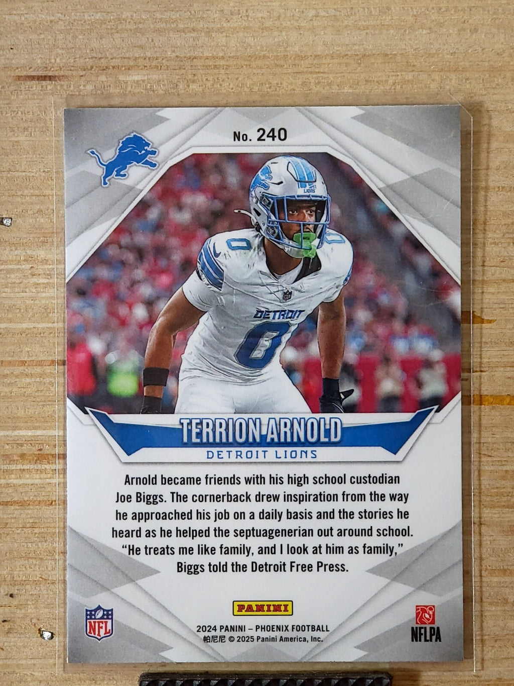 2024 Panini Phoenix - Rookies Terrion Arnold #240