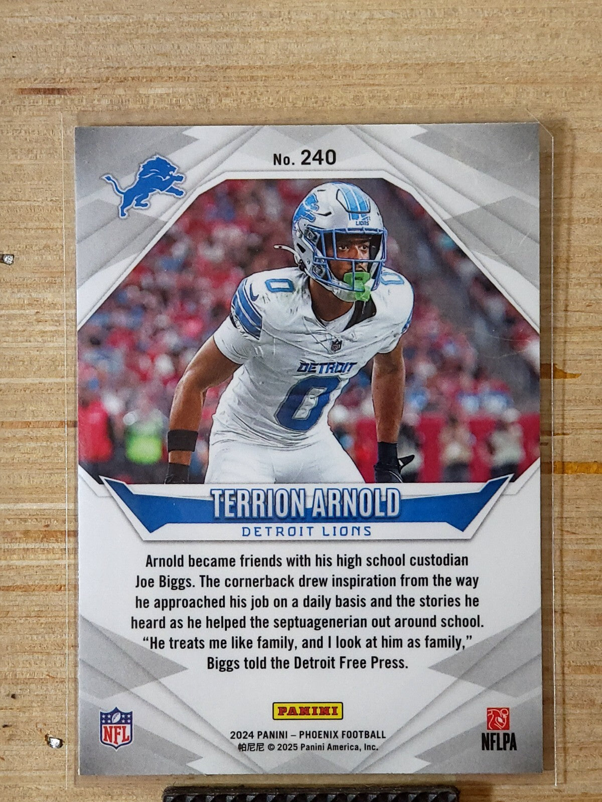 2024 Panini Phoenix - Rookies Terrion Arnold #240